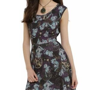 Disney Cheshire Cat Dress, Halloween Dress, Small, Stretch